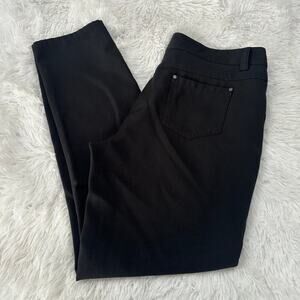 Jones New York Signature Petite Black Stretch Dress Pants 8P